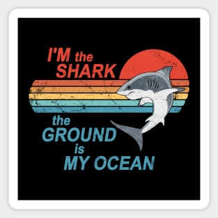 Jiu Jitsu Shark. The ground is my Ocean Sticker